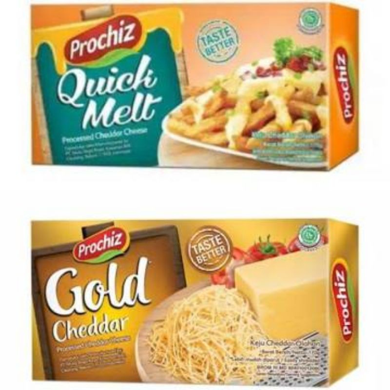 PROCHIZ GOLD CHEDDAR - KEJU PROCHIZ QUICK MELT LELEH BLOK