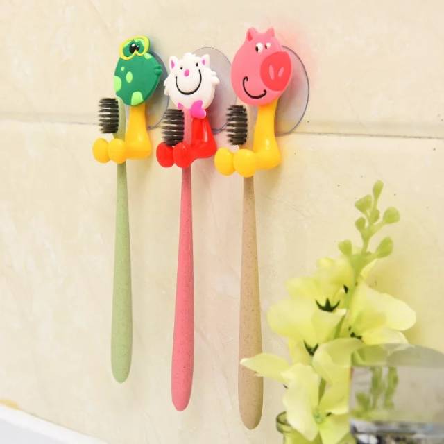 tempat sikat gigi motif cute animal / toothbrush holder