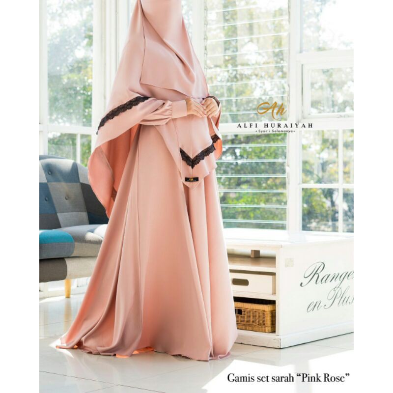 Gamis set Sarah by Alfi Huraiyah