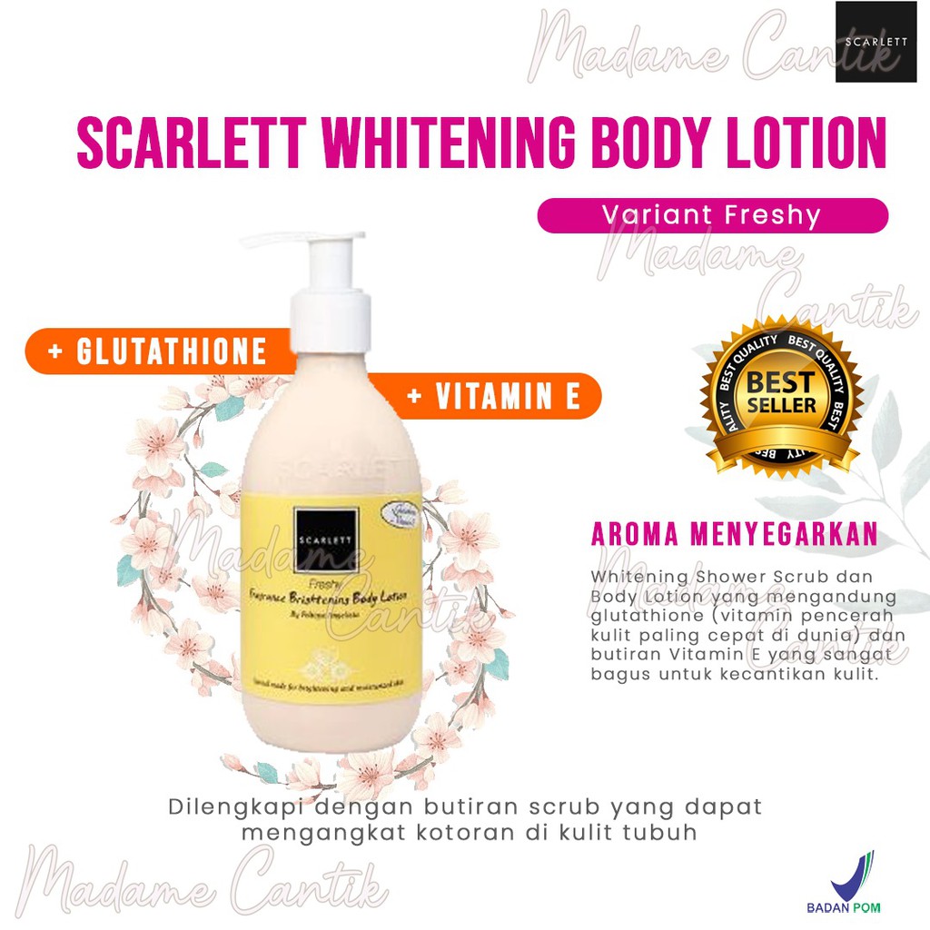 ✿ MADAME ✿ SCARLETT LOTION NEW FRESHY BY FELICYA ANGELISTA ORIGINAL