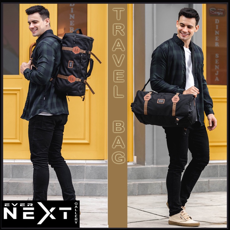 Promo tas gym tas travel duffell bag kualitas Premium original branded tas mudik pria multy fungsi tas olah raga tas pulang kampung pulkam pria tas kemping camping pria outdoor tas backpacker traveller outdoor koper hiking unisex pria everest