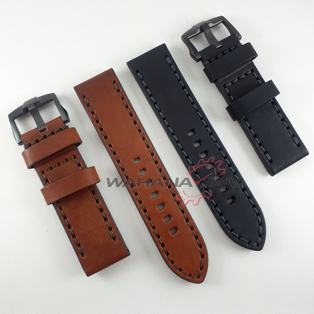 Tali Kulit Jam Tangan Alexandre Christie 24mm Original Leather Strap AC Collection 9205 6270 6562 24