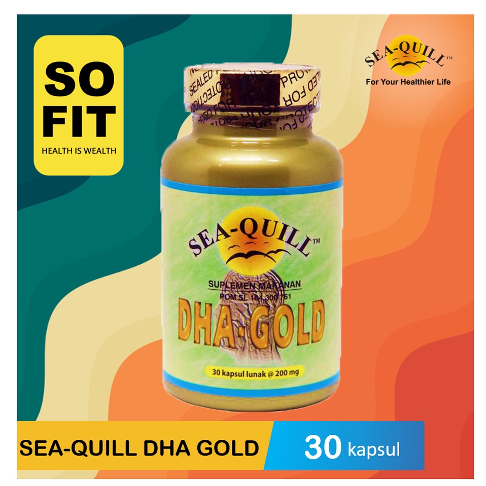 Sea-Quill DHA Gold 200mg 30 Tablet / Sea Quill / Seaquill