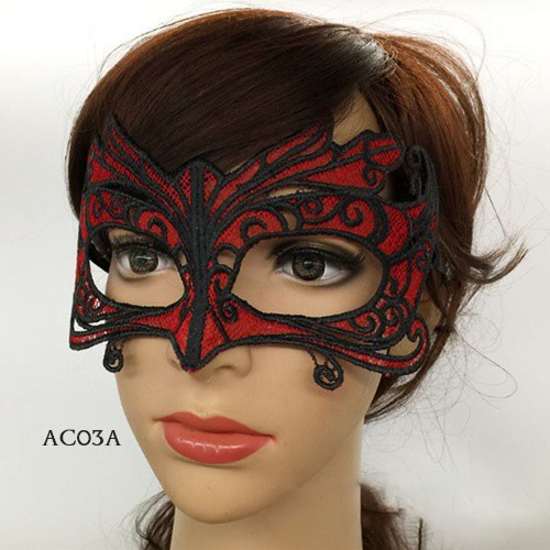 [BEST SELLER] PARTY MASK RENDA LACE MERAH TOPENG PESTA AKSESORIS SEXY AC03