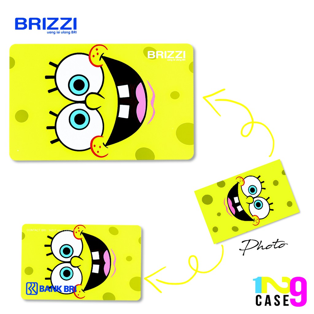 Custom BRIZZI BRI 2 Sisi Bisa Cetak Foto / Design Suka Suka