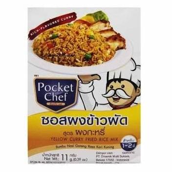 

pocket chef yellow curry fried rice 11gr