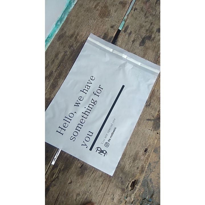 plastik polymailer plus sablon