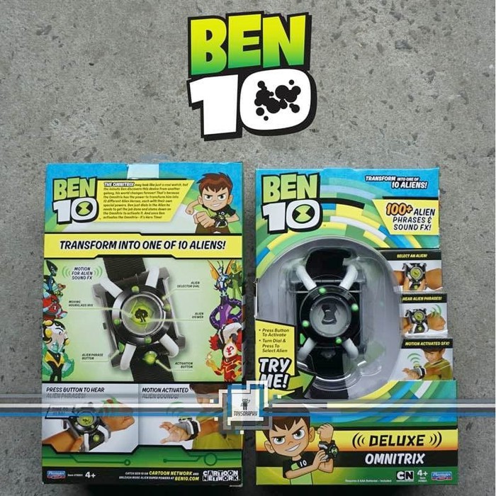 Ben 10 Deluxe OMNITRIX - 100 Phrase Sound Effect / Jam Ben10