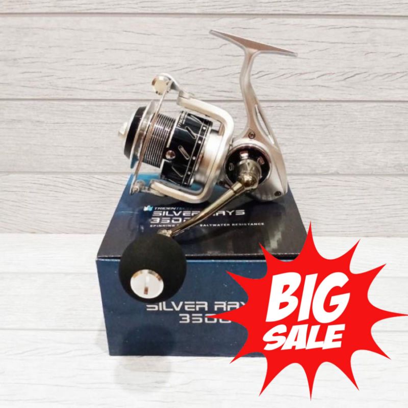 Reel Tridentech Silver Rays 3500/5000/6000/7000 ... POWER HANDLE