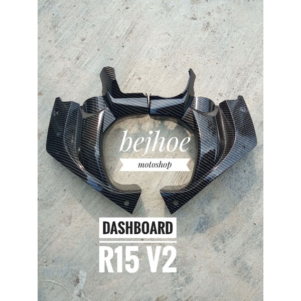 Carbon dashboard r15 v2 panel meter r15 carbon