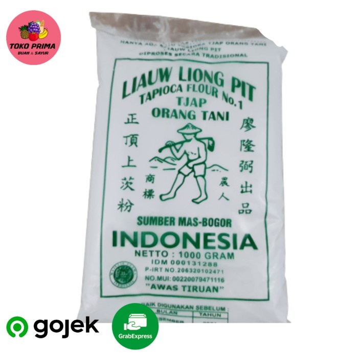 

PROMO [COD] TEPUNG TAPIOKA LIAUW LIONG PIT CAP ORANG TANI (@1000 Gram)