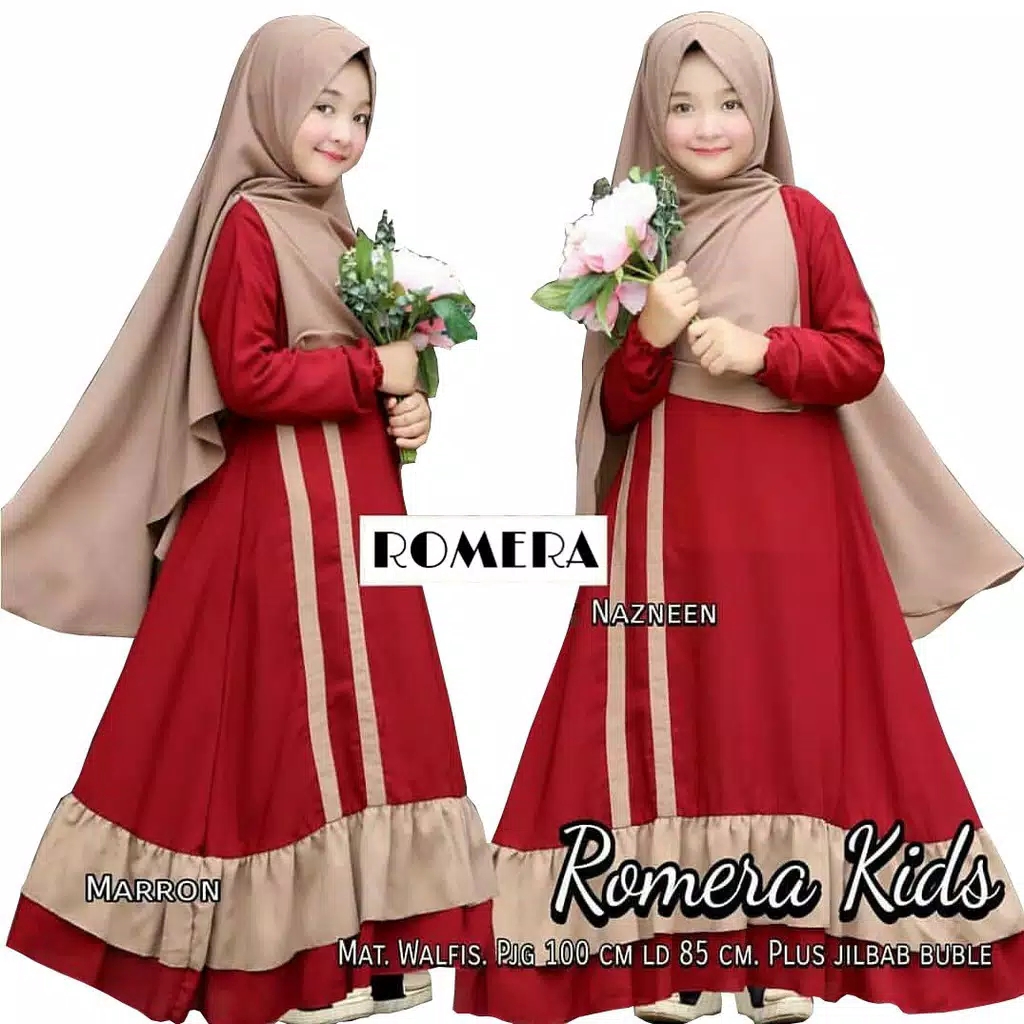  BAJU  MUSLIM  ANAK  TERLARIS ROMERA KIDS R A Shopee  Indonesia