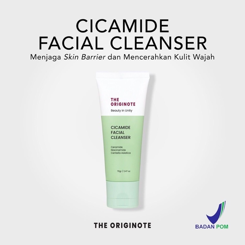 ✨Up Your Look✨ The Originote Cicamide Facial Cleanser wash sabun wajah ceramide niacinamide pelembab