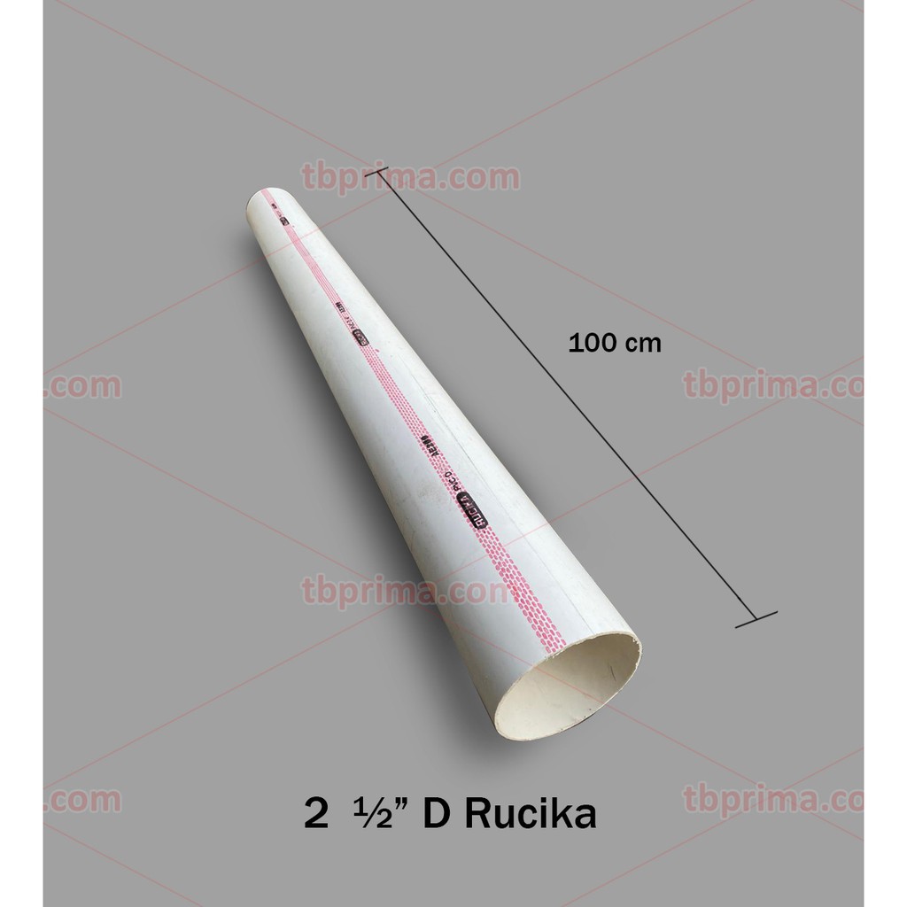 Pipa potongan 2 1/2 Inch D Rucika 100 cm