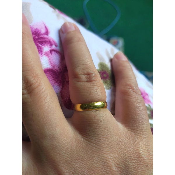 cincin polos emas asli kadar 375