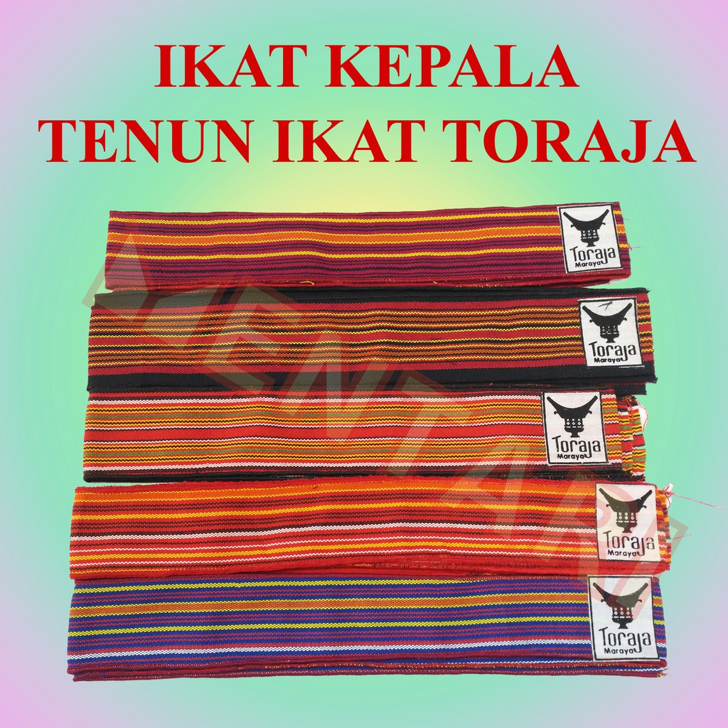 Ikat Kepala Toraja / Ikat Kepala Kain Tenun Ikat Toraja