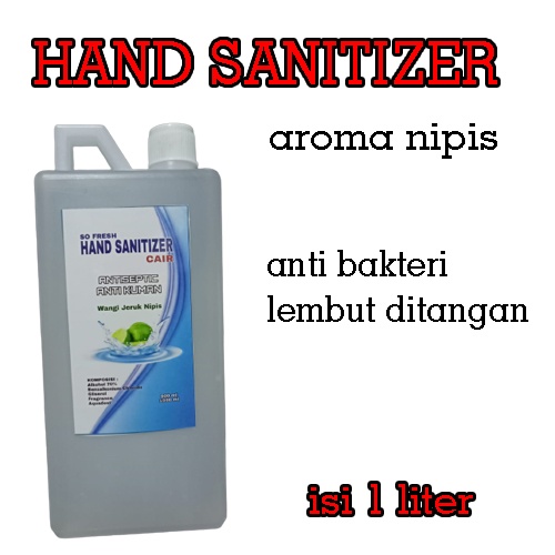 HAND SANITIZER ISI 1 LITER AROMA NIPIS