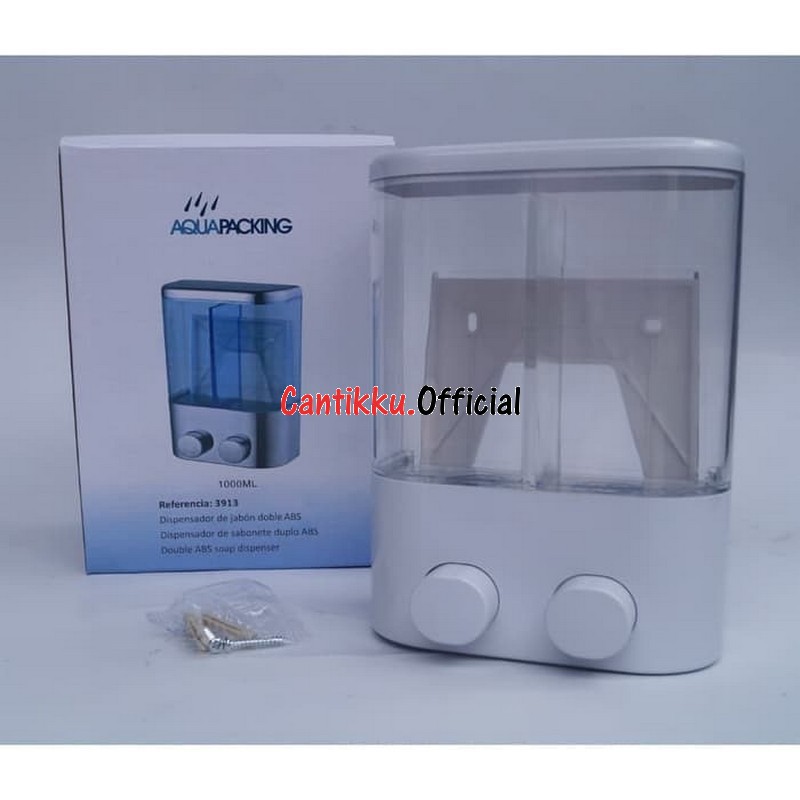 [COD] DISPENSER SABUN CAIR TEMPAT SABUN TEMPEL TEMPAT SABUN CAIR SAMPO DISPENSER SABUN 1000ML 2TABUN