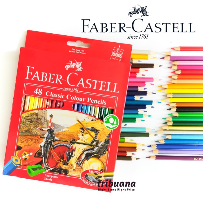 

Sale!!! Pensil Warna 48 Faber Castell Classic Murah