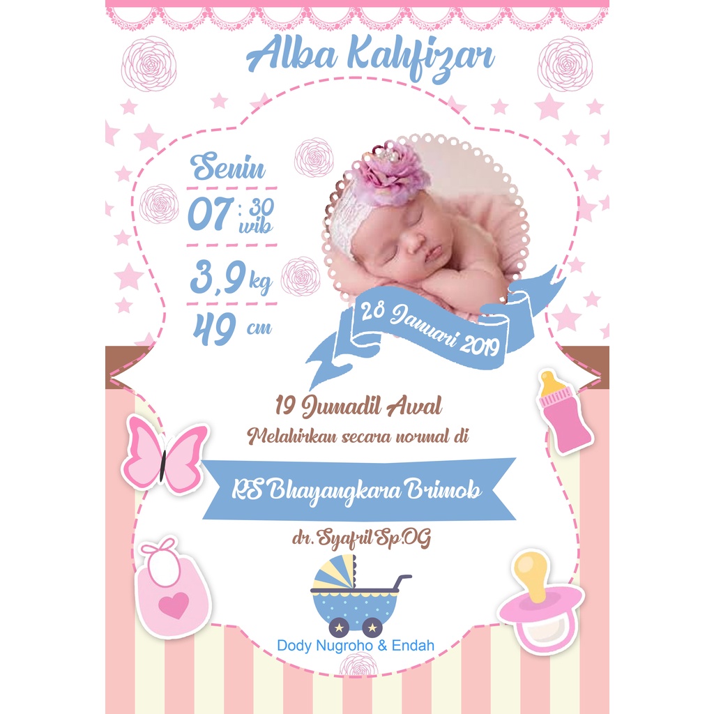 MILIKI DESAIN BIODATA BAYI HARGA TERJANGKAU BANYAK PILIHAN BIODATA ANAK BIODATA KELAHIRAN-1