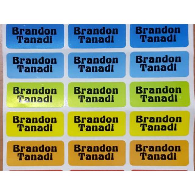 

Label Polos Mejiku ukuran M label tahan air