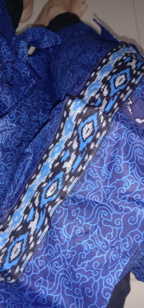 Kemeja Batik Pria Lengan Pendek Size M L Xl Xxl  Bswart Batik Hrb026 Kenongo Hem Pendek Mega Mendong