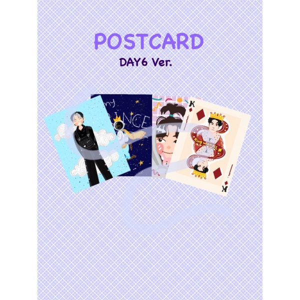 

Postcard day6 fanmerch