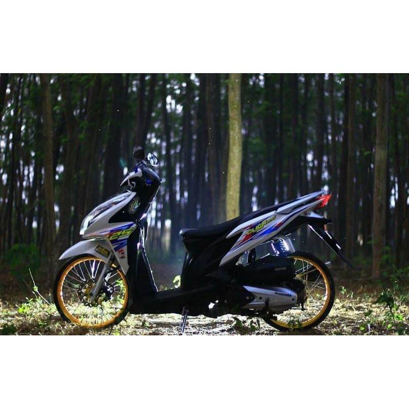 STRIPING TRANSPARAN VARIO OLD 125 COSTUM II STRIPING VARIO OLD VARIASI