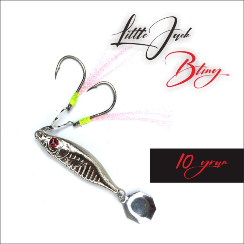 Metal Jig Little Jack Bling 10 Gram + Double Assist