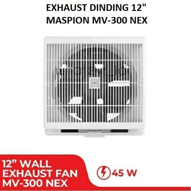 MASPION MV 300 NEX - Kipas angin Wall Exhaust Fan 12&quot; / Kipas Ventilasi 12 inch - Garansi Resmi 1 Tahun