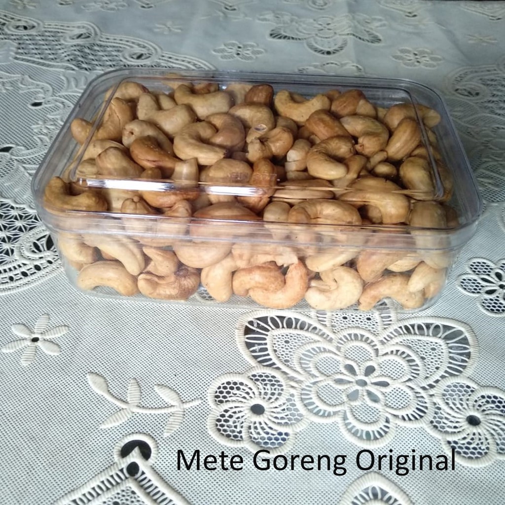 

Kacang Mete MEDE GORENG TOPLES 275GR Super Premium Rasa Original Kemasan Toples