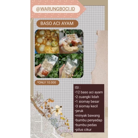 

BOCI AYAM PREMIUM ISI 12