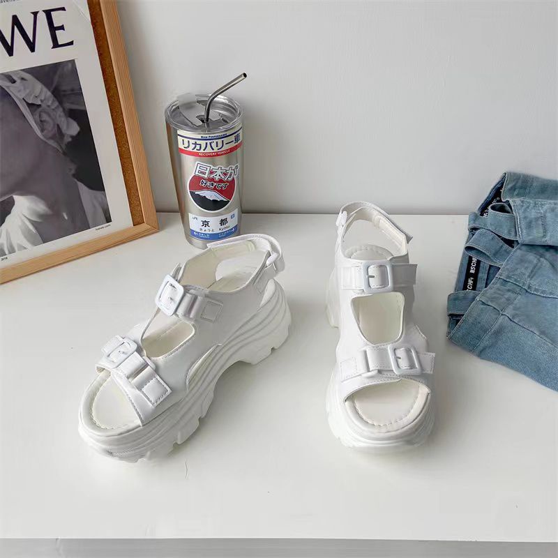 [GROSIR][COD] SEVEN_DAY SANDAL WEDGES WANITA KOREA IMPORT CASUAL SHOES SVN-307