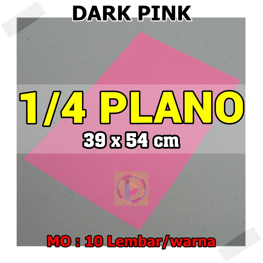 

[HITS] Kertas Karton Jasmine Uk. 1/4 PLANO DARK PINK TUA