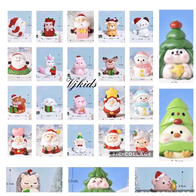 

mainan miniatur hiasan natal, pohon natal,pajangan,topper cake natal, art n craft,diorama