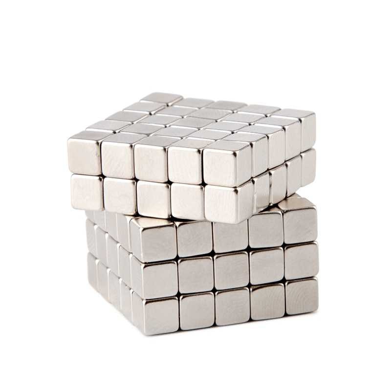 Strong Neodymium Magnet Putih Kotak Kuat NdFeB N35 5x5x5mm 20PCS