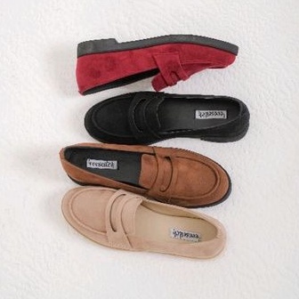 Eveseitch - Baca Deskripsi Produk - Kalina Suede - Loafer Wanita