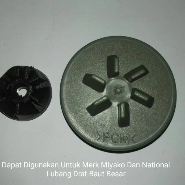 Paket 1 Set Gigi Gerigi Gir Gear Karet Kopel Copel Couple Plastik Konektor Conector Spare Part Suku Cadang Asesoris Aksesoris Aksesoris Mesin Blender Miyako National Lubang Drat Baut Besar