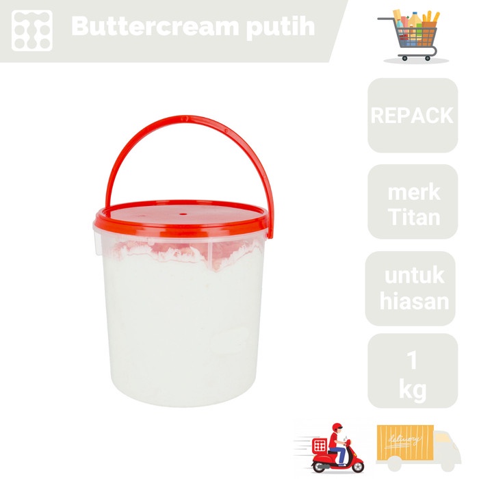 

BUTTER CREAM PUTIH 1 KG