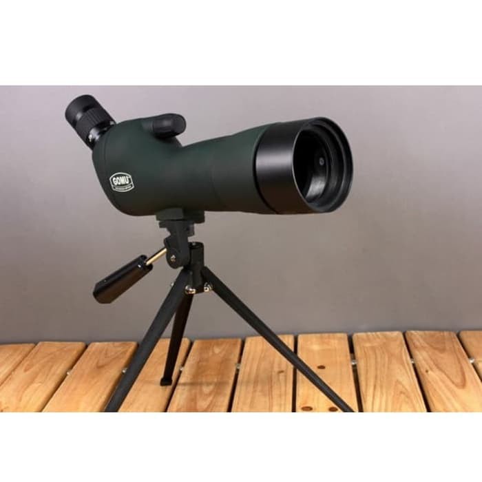 Mantul Teropong Teleskop Gomu Spotting Monocular Telescope with Tripod