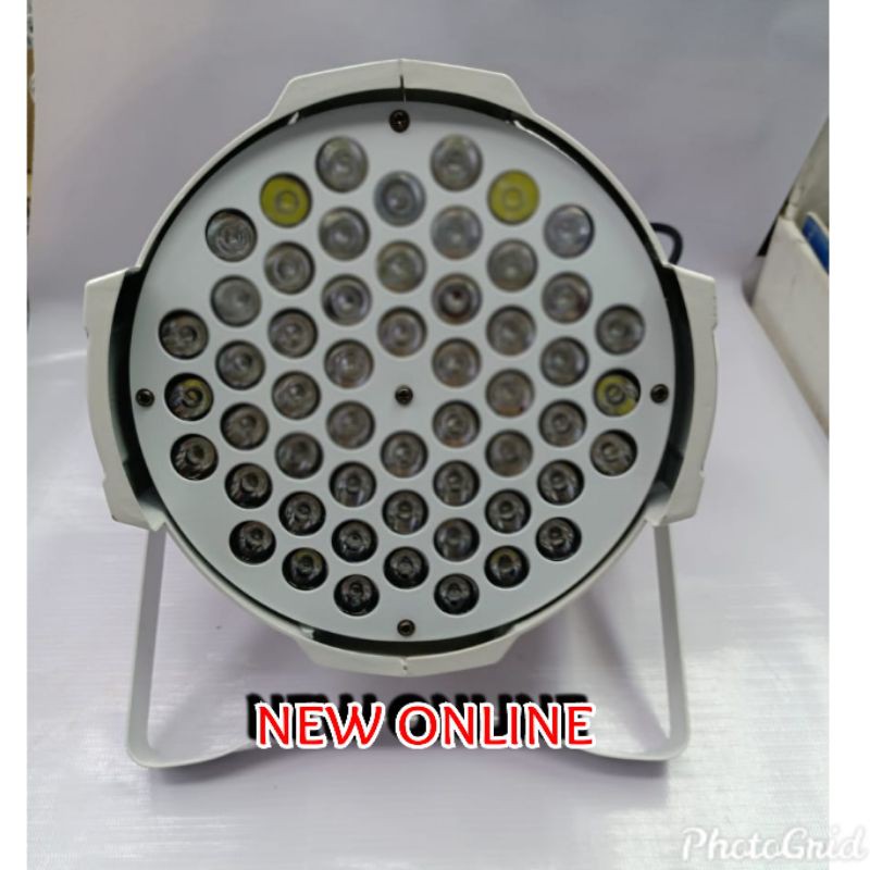 PAKET 6 LAMPU PARLED AMATE 54 x3W RGBW PLES MIXER LIGHTING DMX 512 KOMPLIT