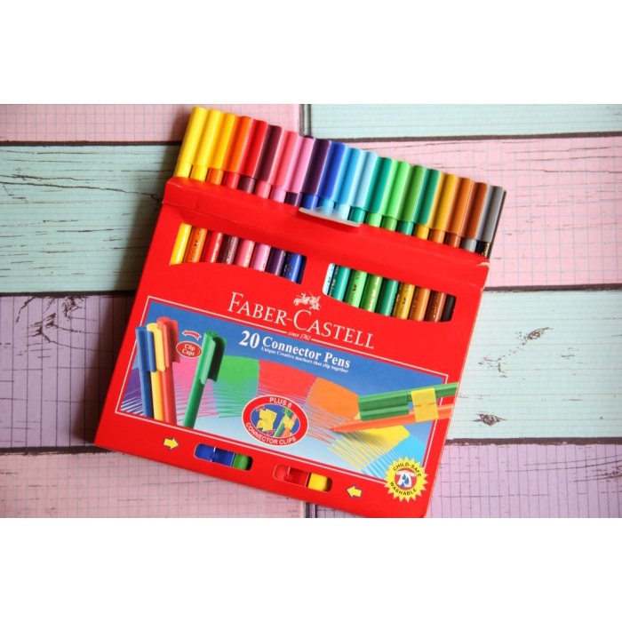 

Update Connector Pen Faber-Castell 20 Warna Terbatas