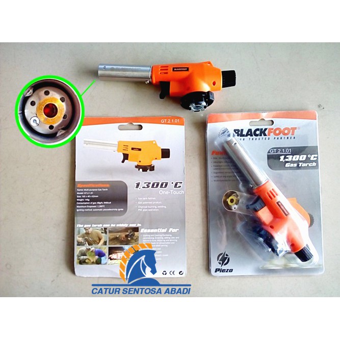 GAS TORCH BLACKFOOT - LAS PEMANTIK API - GAS TORCH BLACKFOOT GT2101 AWET CSA