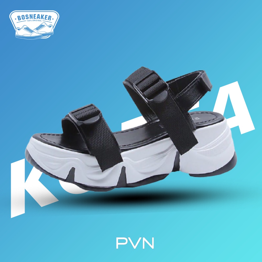 Sandal Wedges Wanita Korea Import PVN Sendal Gunung Kasual Murah COD - 832