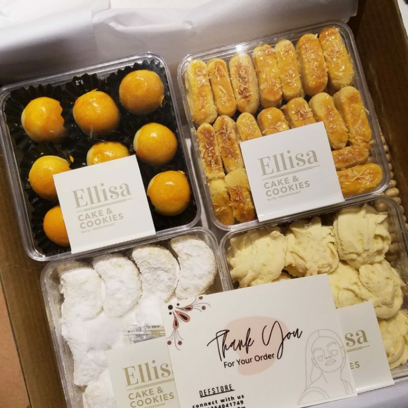 

kue kering lebaran ellisa cake&cookies good quality home made