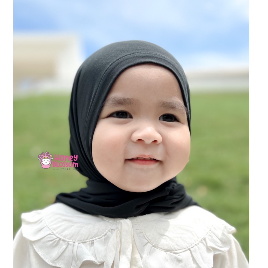 HONEYBLOSSOM hijab bayi / hijab bayi perempuan 6 12 bulan zahra