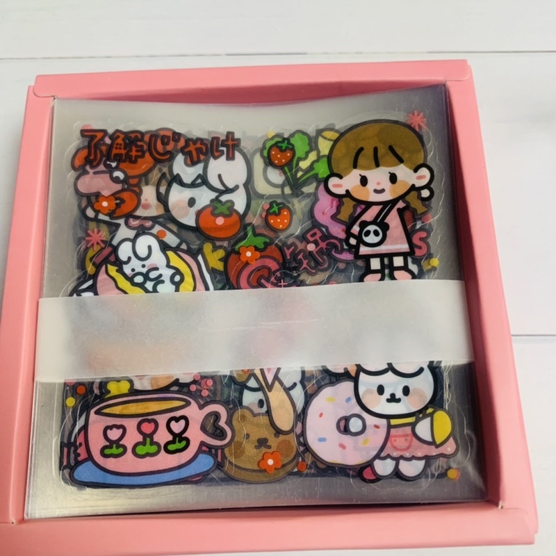 Stiker momo import | isi 10 Lembar | PVC Motif Kartun dnack drink Lucu Untuk Dekorasi Stiker gelas stiker Scrapbook stiker hp