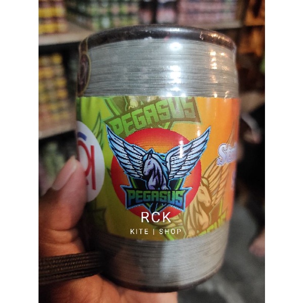 "PEGASUS" 6.000 yard, Senar Gelasan Matot by RCK for Turnament.( Putih Impor).