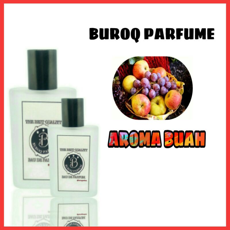 Parfum buah non alkohol wangi fruity tanpa pewarna tahan lama