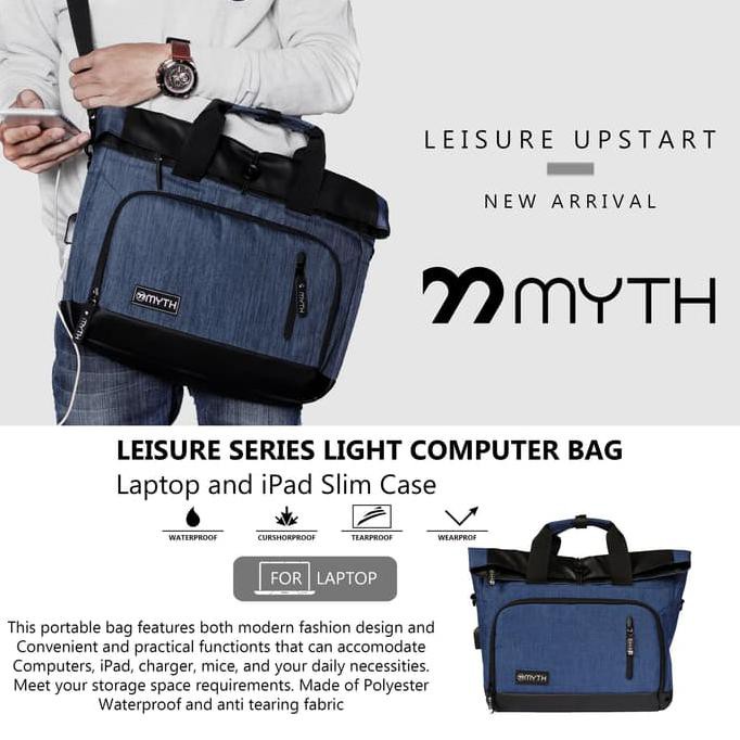 Terlaris Myth Series Kalize/ Tas Pria/ Tas Wanita/ Tas Selempang/ Tas Kerja - Hitam